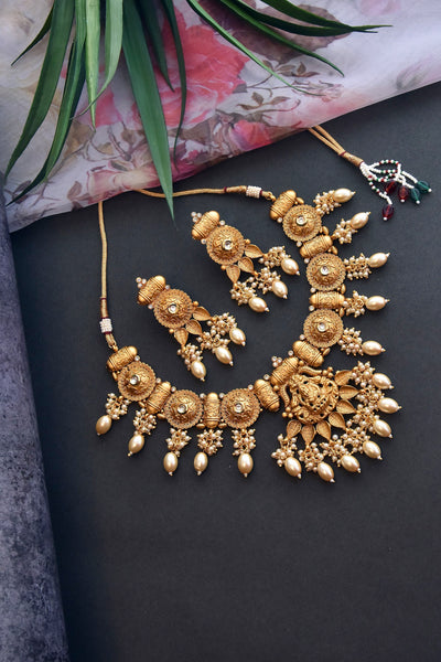 Shobha Temple Work Necklace Set