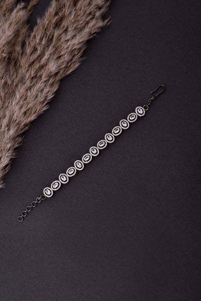 Bella Silver Plated Zirconia Tennis Bracelet