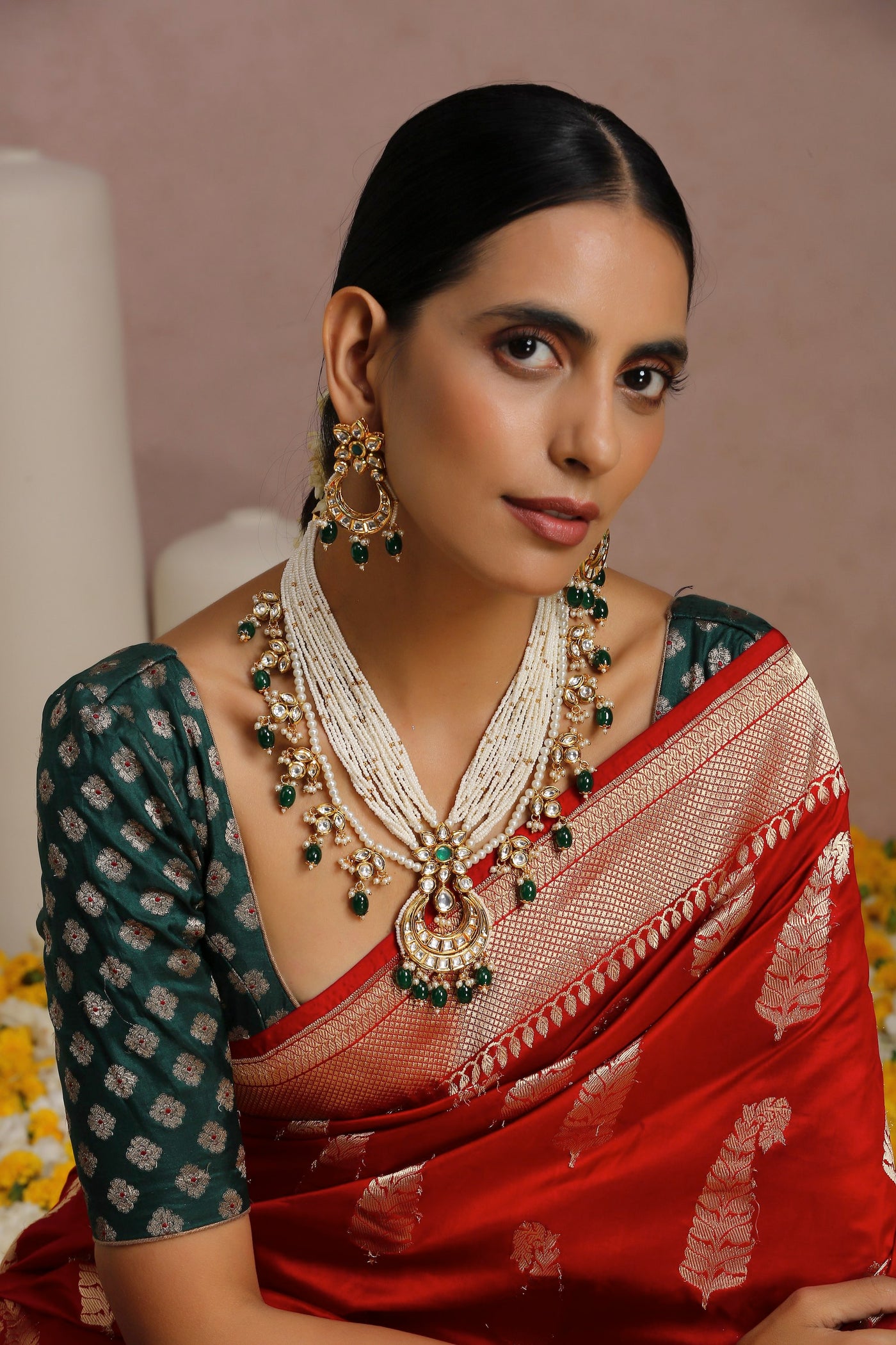 5 Necklace Designs To Own If You Love Silk Sarees! | Saree trends, Saree  look, Saree